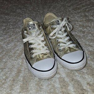 Converse All-Stars OX Light Gold Size 7 Women's